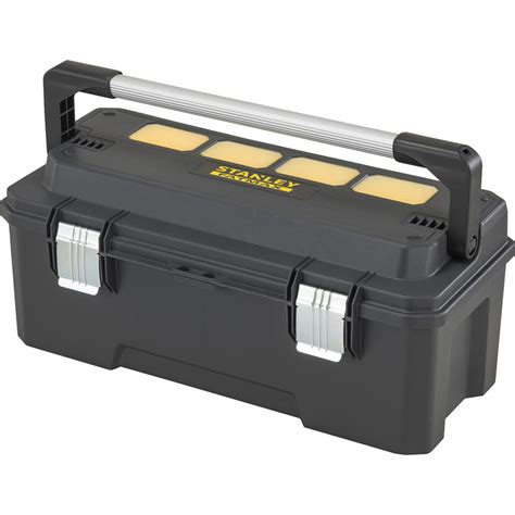 stanley fatmax metal plastic tool box 26 in|stanley fatmax cantilever rolling toolbox.